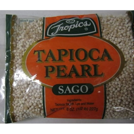 Tropics Tapioca Pearl or Sago 8 Oz. Small Pcs