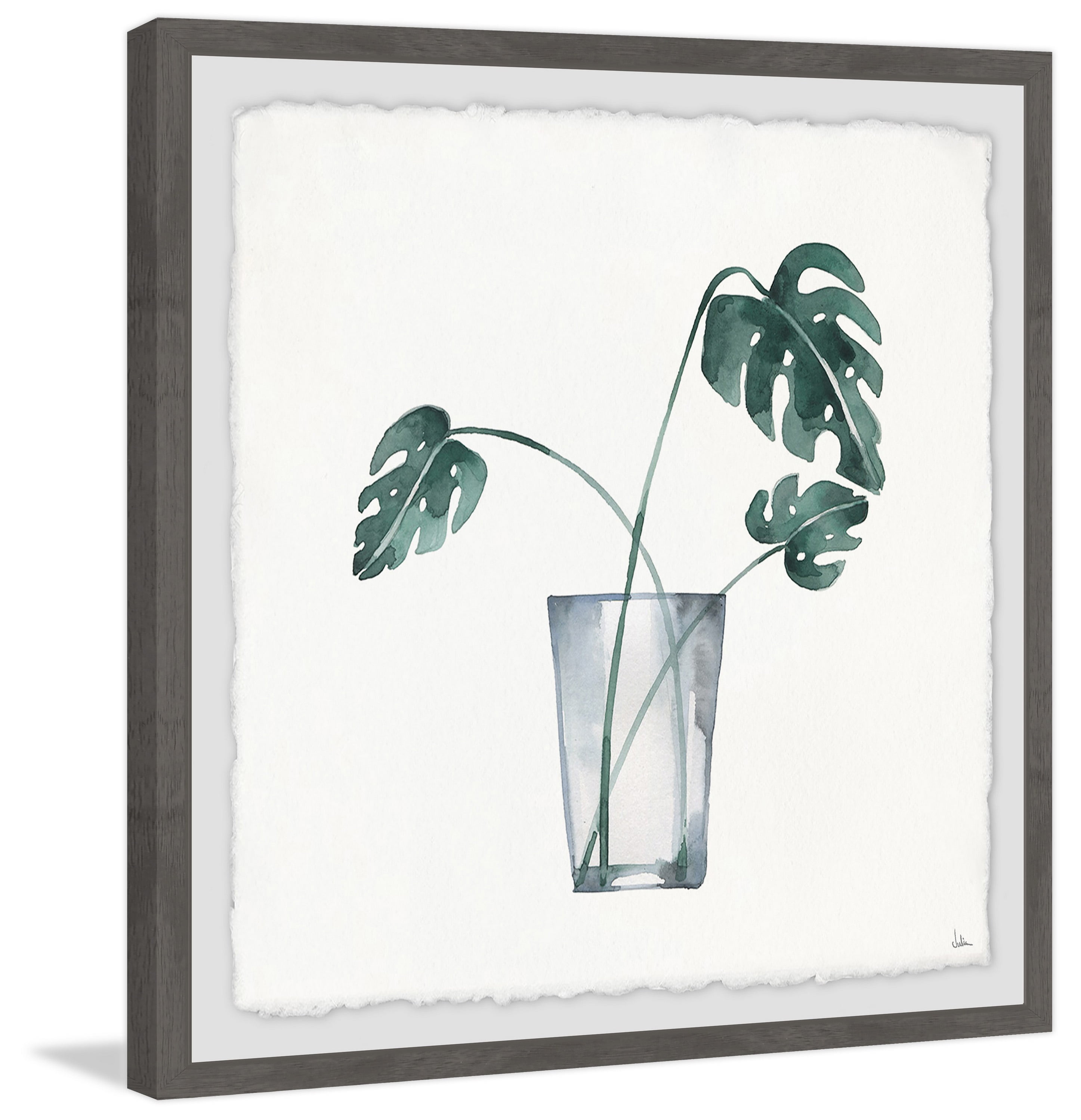 Tropics in a Vase Framed Painting Print