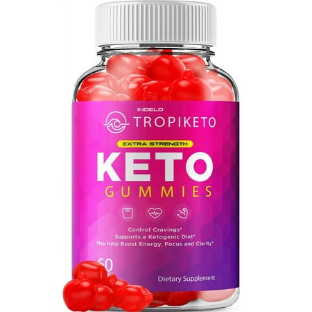 Tropiketo Keto Gummies for Weight Loss, Tropi Keto ACV Gummies Extra Strength Apple Cider Vinegar Supplement, 1000mg, Tropiketo ACV Gummies (60 Gummies)