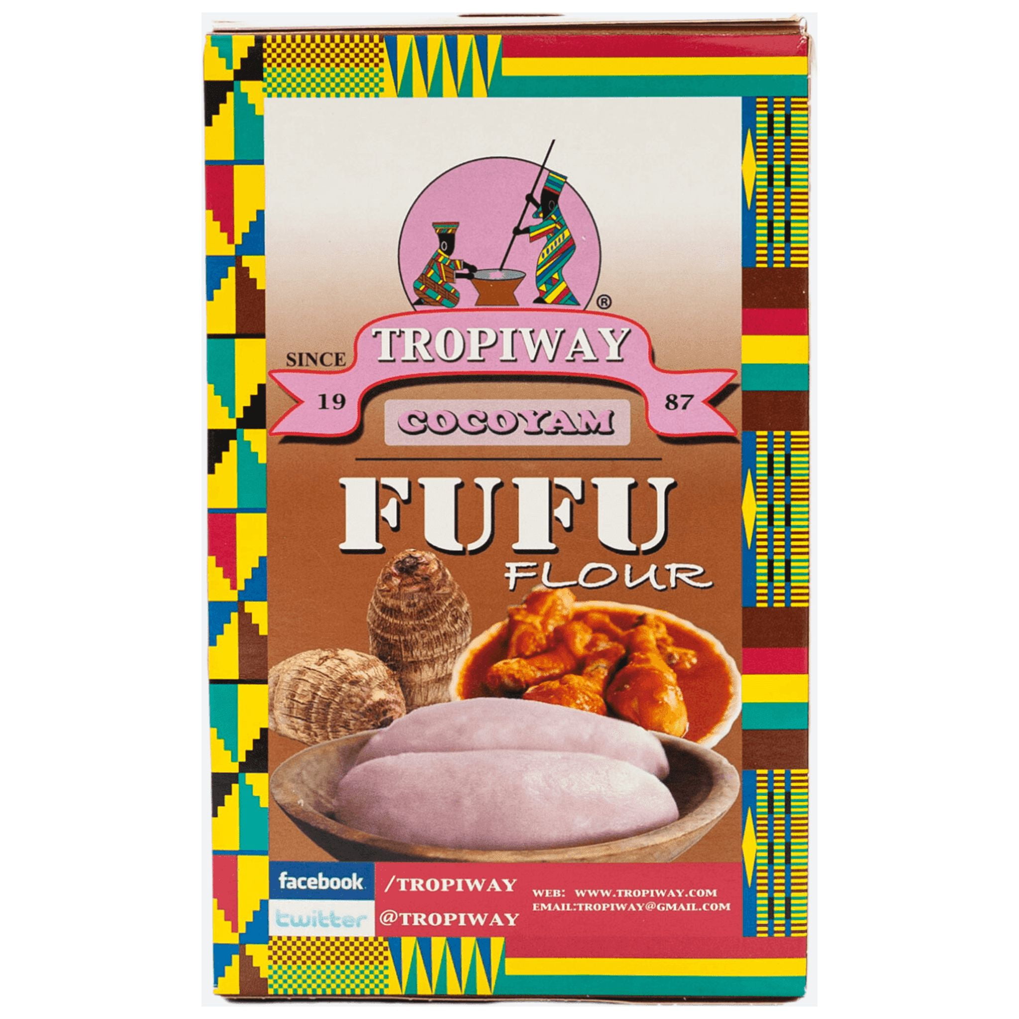 Tropiway Cocoyam Fufu, Smooth Texture, Nutritious, Easy to Prepare