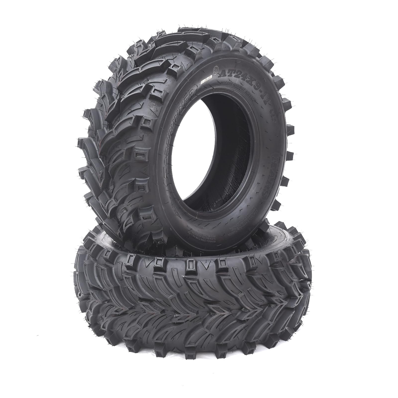 ATV/UTV Tires 25x8-12 (Set Of 2) – 6PR All-Terrain Tubeless Tires For Off-Road, Mud, Sand