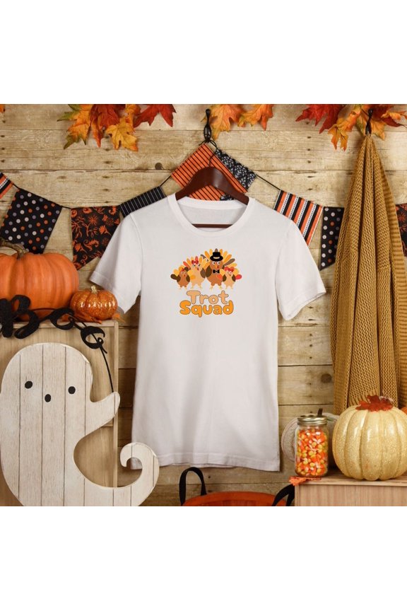 Trot Squad Shirt Turkey Trot Family Thanksgiving 5k Tshirt Run Matching Family Group Tee Grateful 10k Funny Running Marathon Workout