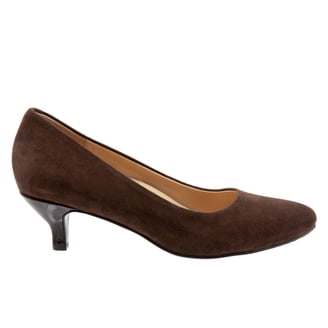 Cole Haan Women's Marjorie Pumps - Waterproof Pointed Toe, 45mm Kitten Heel, Leather Lined