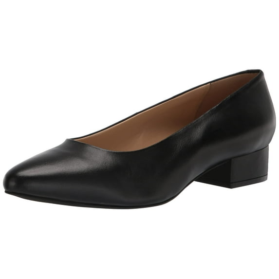 Trotters Jewel Black Leather 10.5 W (D)