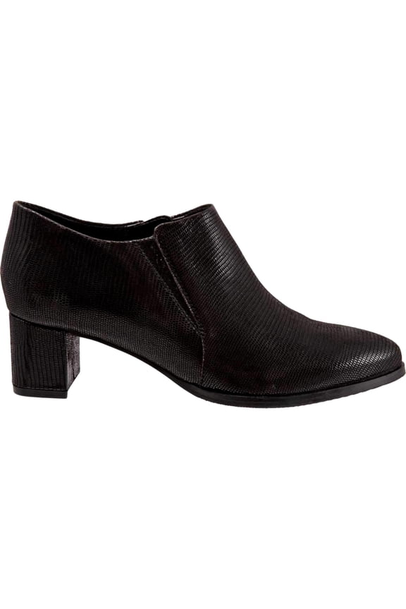 Keegan Black Lizard Leather T2059-008 Women's Size 8