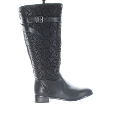 Trotters Womens Lyra Black Fashion Boots Size 6 (2E)