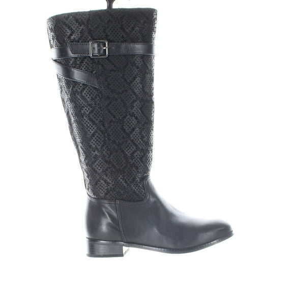 Trotters Womens Lyra Black Fashion Boots Size 6 (2E)