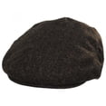 thumbnail image 1 of Troubadour Tweed Wool Blend Ivy Cap - S - Brown, 1 of 6