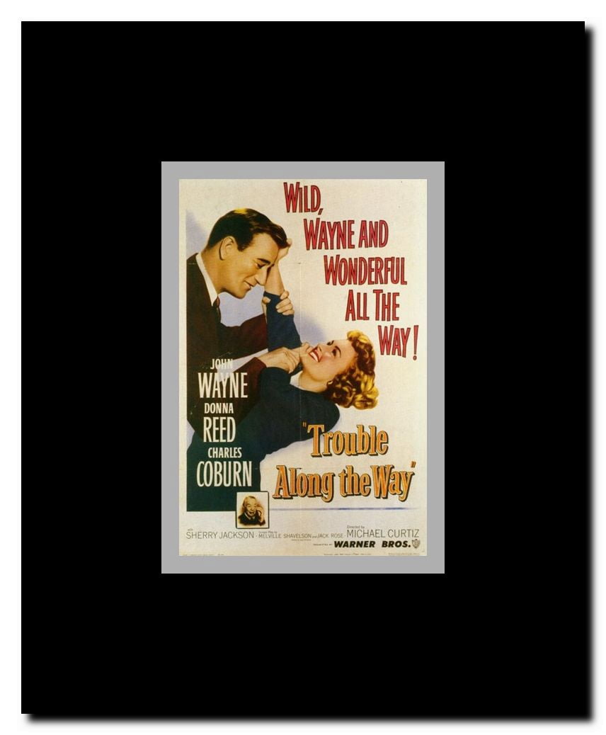 Trouble Along the Way Framed Movie Poster