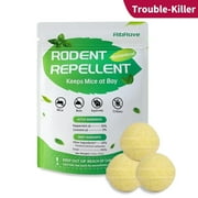 Tasajee 10 Packs Rodent Repellent Peppermint Oil to Repel Mice and Rats Mint Mice Repellent for Indoor & Outdoor to Get Rid of Mouse Rat Pest Squirrel Spider for Attic Garage RV House