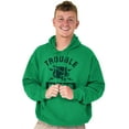 thumbnail image 1 of Trouble Maker Angry Wolf Gym Workout Unisex Plus Fleece Graphic Hoodie Brisco Brands 2X, 1 of 5