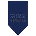 thumbnail image 1 of Trouble Maker Rhinestone Bandana Navy Blue Small, 1 of 2