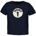 thumbnail image 1 of Trouble One Toddler T Shirt Navy 4T, 1 of 1