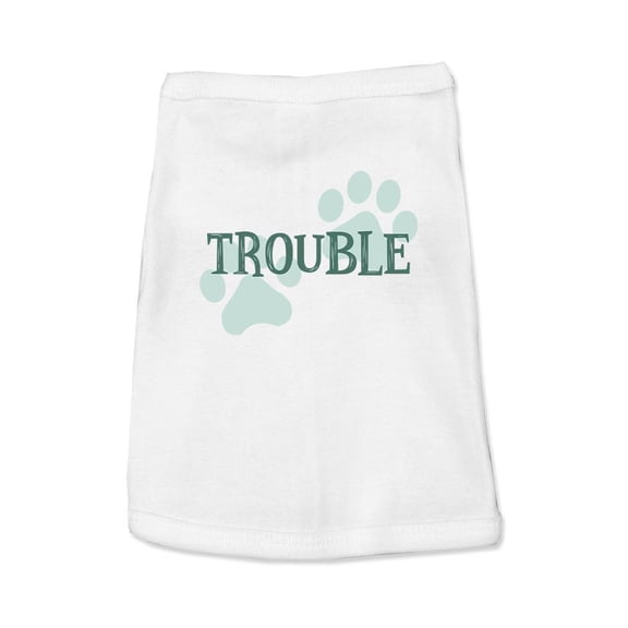 Trouble Pet Tank Top  -Smartprints Designs,  x-Large