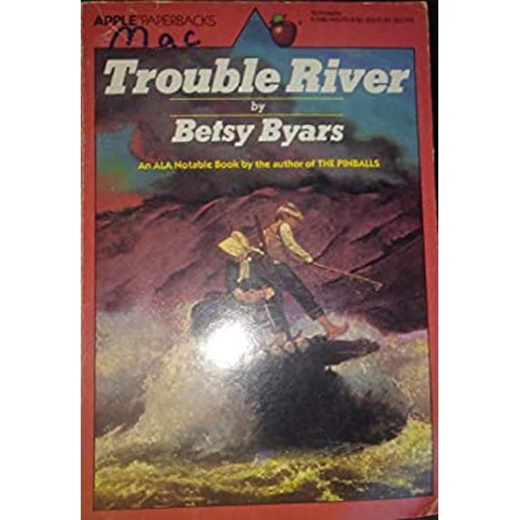 Pre-Owned Trouble River (Paperback) 9780590405751