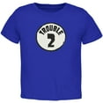 thumbnail image 1 of Trouble Two Toddler T Shirt Royal 4T, 1 of 1