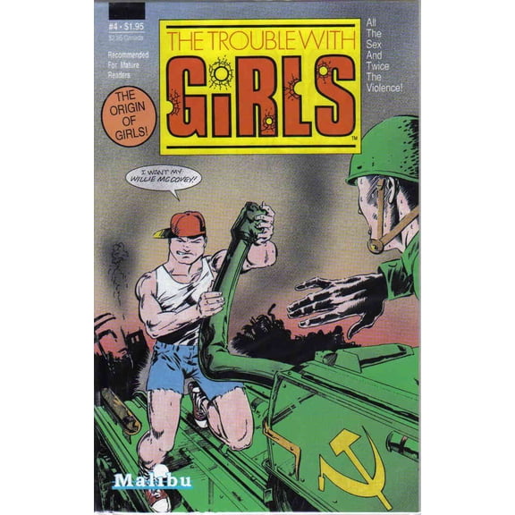 Trouble With Girls, The (Vol. 1) #4 VF ; Malibu Comic Book