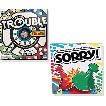 Trouble and Sorry Board Games Set