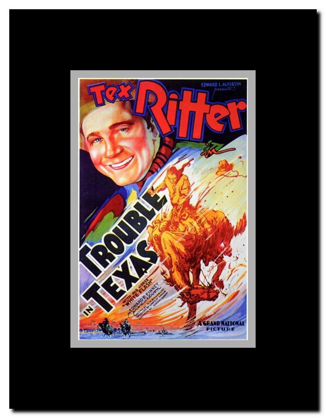 Trouble in Texas Framed Movie Poster