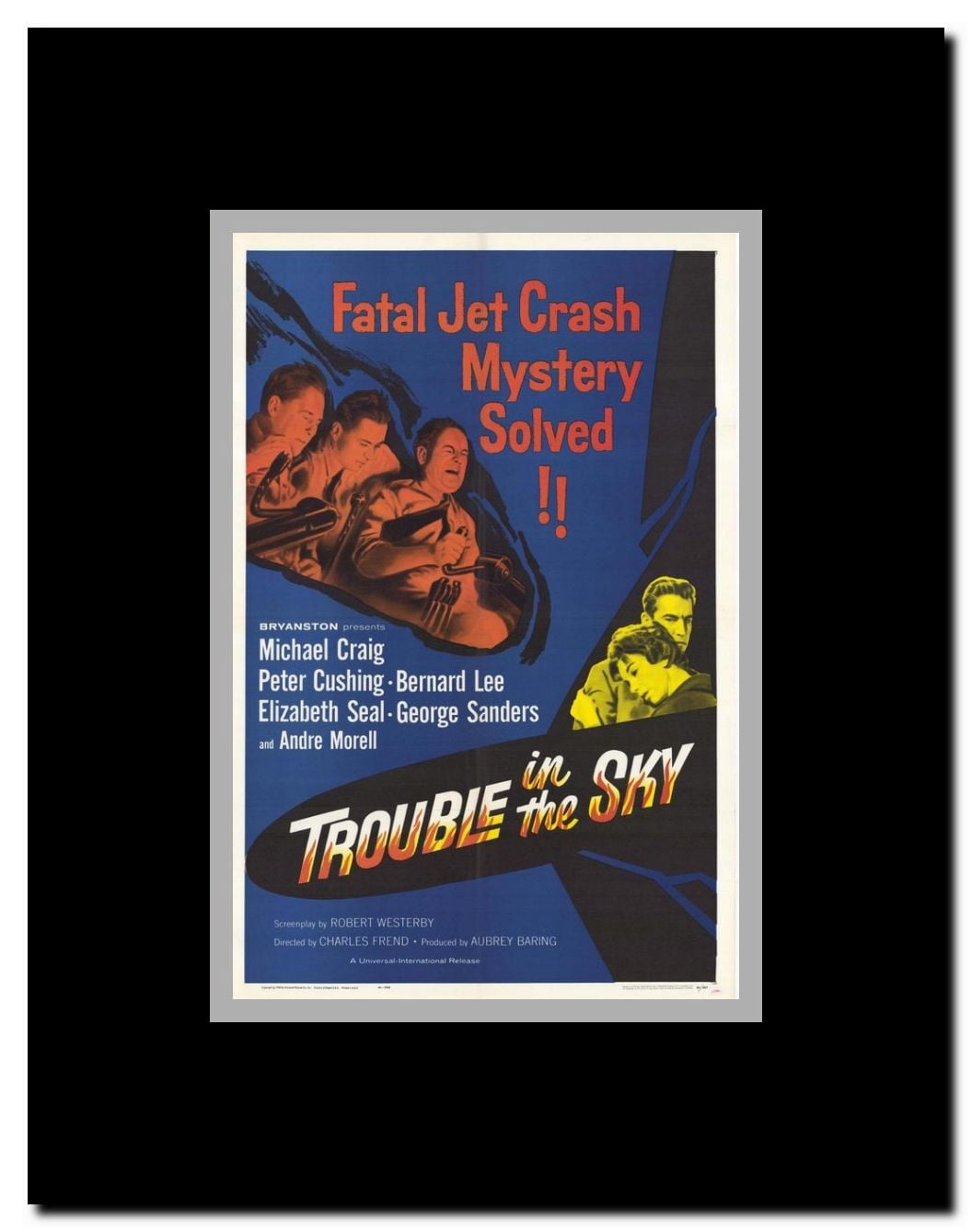 Trouble in the Sky Framed Movie Poster