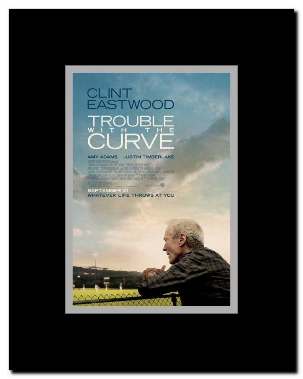 Trouble with the Curve Framed Movie Poster