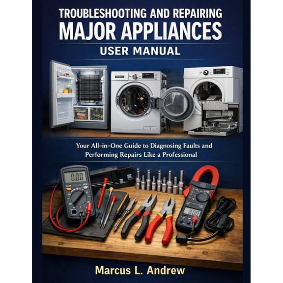 Troubleshooting and Repairing Major Appliances User Manual: Your All-in-One Guide to Diagnosing Faults and Performing Re, (Paperback)