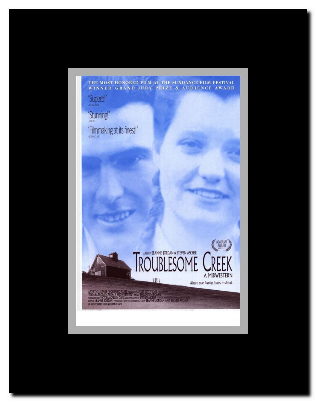 Troublesome Creek: A Midwestern Framed Movie Poster