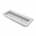 thumbnail image 1 of Native Trails Nsl4819-X Nativestone 48" Rectangular Concrete Drop In Bathroom Sink - Pearl, 1 of 7