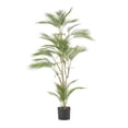 thumbnail image 1 of Troup 4' x 2.5' Artificial Tabletop Palm Tree, Green, 1 of 4