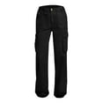 thumbnail image 1 of Trouser Yoga Pants for Women Adjustable Straight Fit Cargo High Waist Baggy Hiking with Pocket Wide Leg Parachute Work Pants Women, 1 of 7