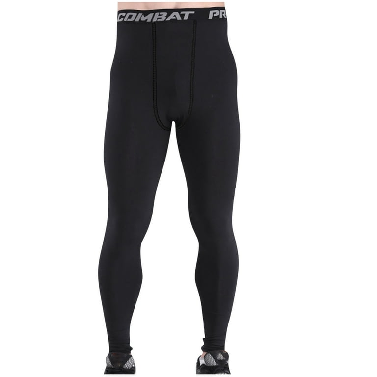 Trousers for Men Sweat Pants for Mens Mens Joggers Pants Men Tight Fitting Run Motion Bottom Layer Training Pants High Elasticity Quick Drying Trousers Walmart
