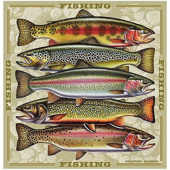 Trout Fishing Novelty Sign | Indoor/Outdoor | Funny Home Décor for Garages, Living Rooms, Bedroom, Offices | SignMission personalized gift Wall Plaque Decoration