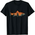 thumbnail image 1 of Trout Fly Fishing Nature Outdoor Fisherman Gift T-Shirt, 1 of 4