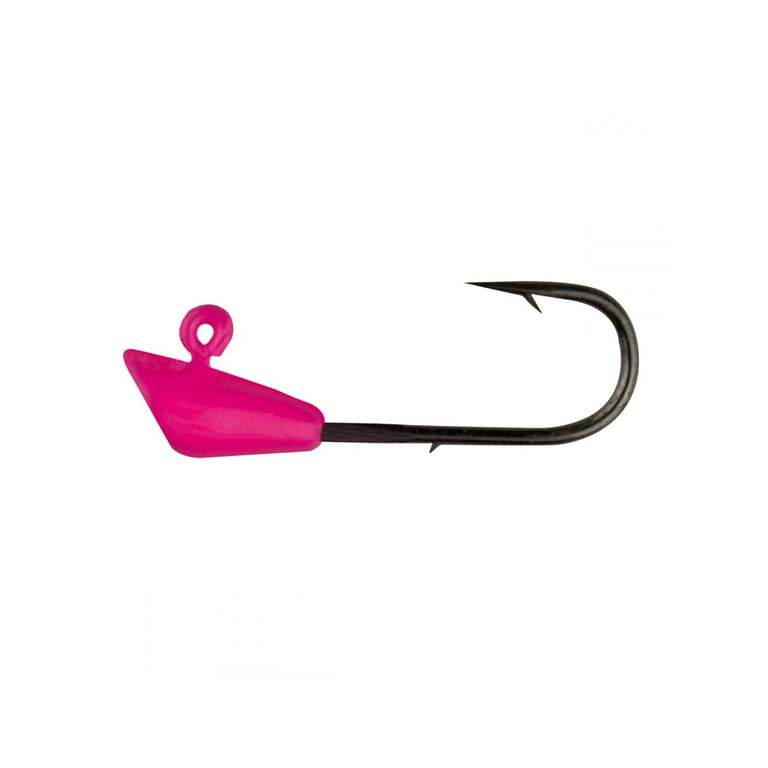 Trout Magnet Jig Heads Fishing Lures, Pink, 1/64 Oz., Size 8
