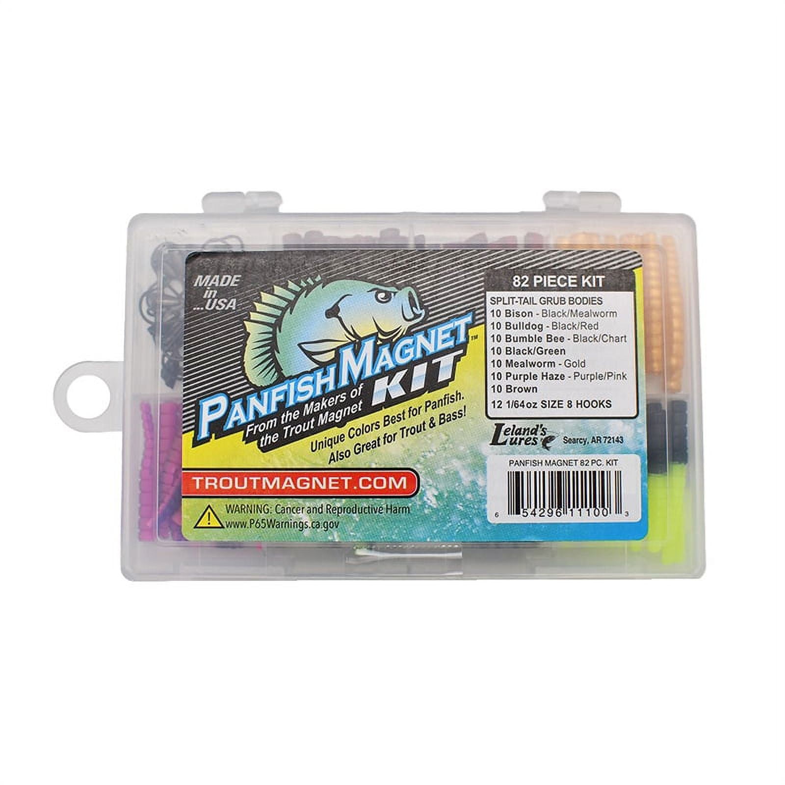Trout Magnet Panfish Magnet Fishing Lures Kit, Assorted Colors, 1