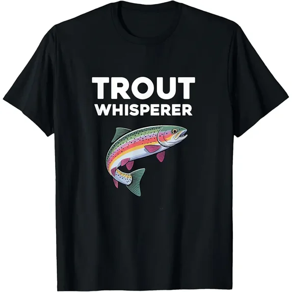 Trout Whisperer Funny Trout Fishing T-Shirt