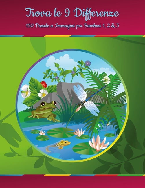 Trova Le 9 Differenze Trova le 9 Differenze - 150 Puzzle a Immagini per Bambini 1, 2 & 3, Book 123, (Paperback)