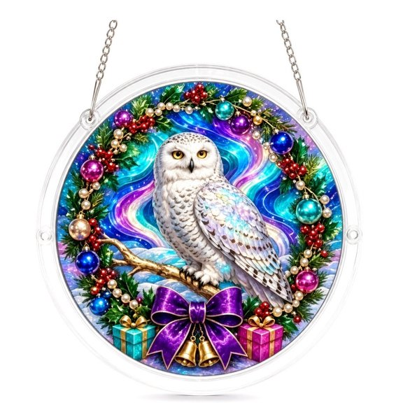 Trovenix Acrylic Suncatcher Kit Make Your Own Window Hanging Ornament, Puzzle Sun Catcher for Holiday Decor, Craft Project for Kids and Adults Gift