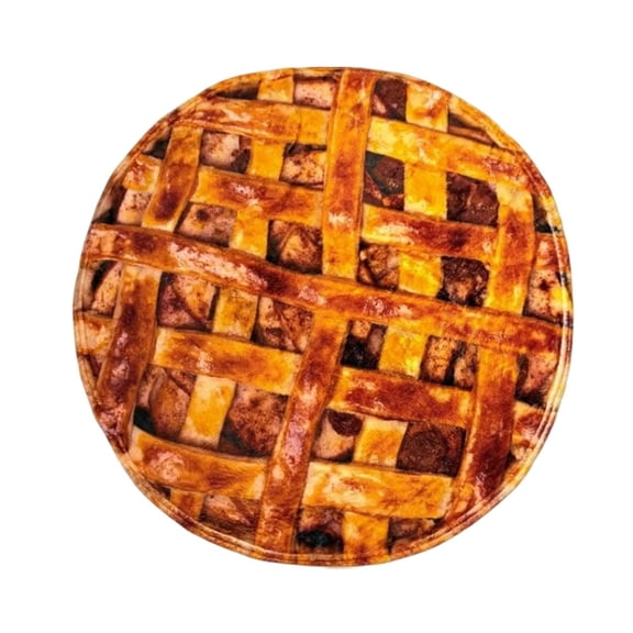 Trovenix Burrito Flannel Round Blanket Digital Print Pizza Blanket Sofa Comfortable Throw Blanket Nap Soft Blanket for Home Indoor Decor