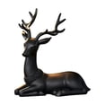 thumbnail image 1 of Trovenix Christmas Deer Figurine Elegant Reindeer Statue Tabletop Decor For Mantel Living Room Bedroom Office Indoor Holiday Winter Home Decoration, 1 of 7