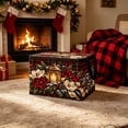 thumbnail image 1 of Trovenix Christmas Storage Box Bag Clothing Home Organizer Xmas Holiday Decorative Bin For Clothes Blankets Pillows Sweaters Quilts, 1 of 6