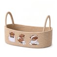thumbnail image 1 of Trovenix Cotton Rope Storage Basket Cute Cow Embroidered Woven Organizer Bin with Handles Decorative Basket for Bathroom Tabletop Home Decor, 1 of 7