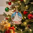 thumbnail image 1 of Trovenix Mahjong Ornament Christmas Wooden Themed Hanging Ornament Festive Holiday Tree Decoration For Xmas Home Party Decor Keepsake Gift, 1 of 6