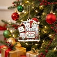thumbnail image 1 of Trovenix Mahjong Ornament Christmas Wooden Themed Hanging Ornament Festive Holiday Tree Decoration For Xmas Home Party Decor Keepsake Gift, 1 of 6