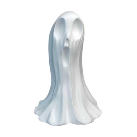 Trovenix Printed Screaming Ghost Statue Abstract Spooky Figurine Halloween Desktop Decor Ornament for Home Shelf Table Display