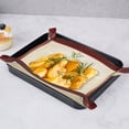 thumbnail image 1 of Trovenix Silicone Baking Mat with Metal Snap Button, Foldable Stand Non Stick Oven Liner, Reusable Baking Sheet Mat for Roasting and Cooking, 1 of 5