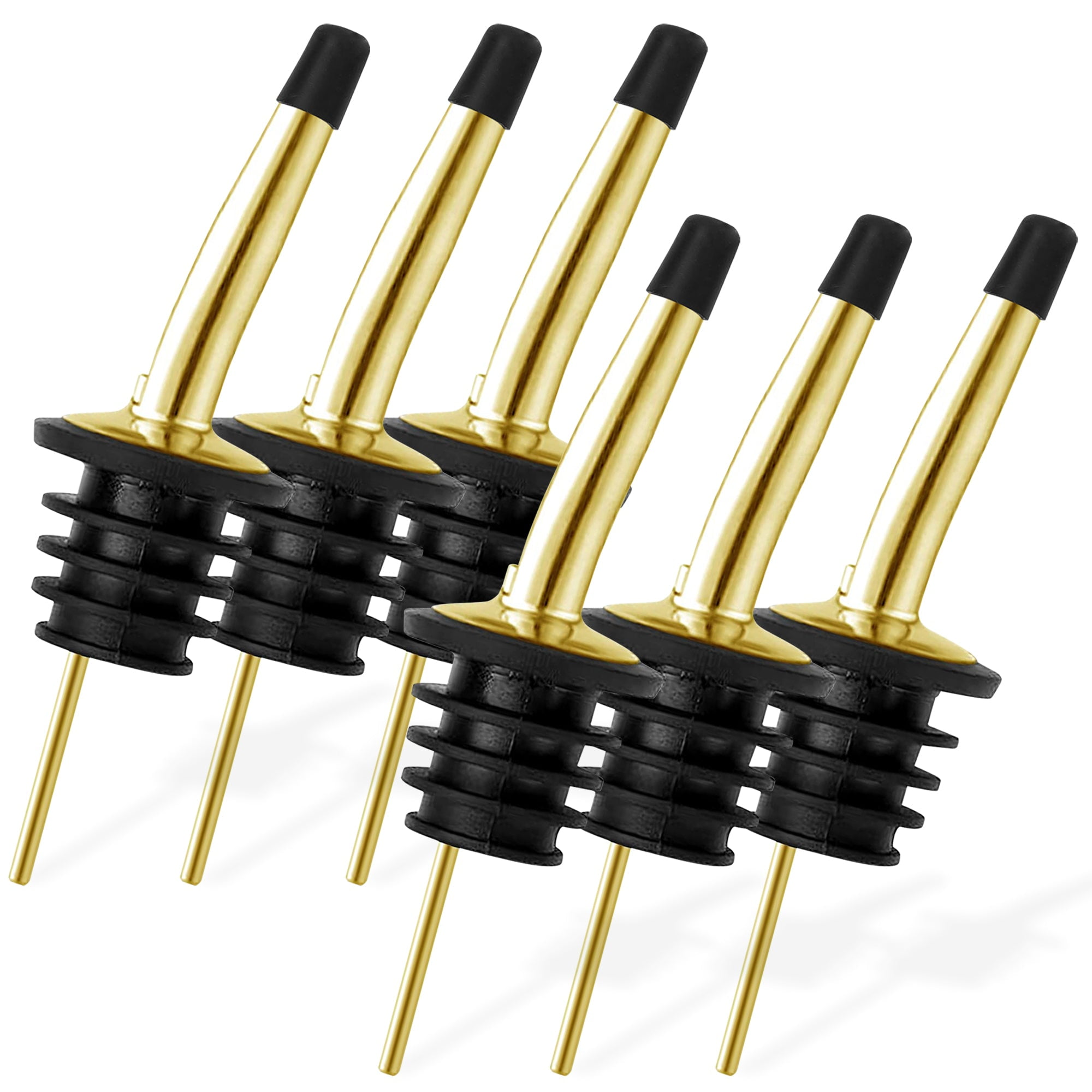 Trovety Gold Liquor Bottle Dispenser Spouts Classic Speed Pours for