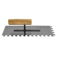 thumbnail image 1 of Brick Trowel Heavy Duty Construction Trowel with Wooden Handle Concrete Bricklaying Hand Tool, 1 of 6