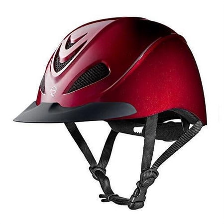 Troxel Durable Liberty Schooling Matte Duratec/Gloss Finish Helmet Ruby Medium
