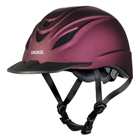 Troxel Intrepid Western Riding Helmet: Safety & Style Mulberry / Medium